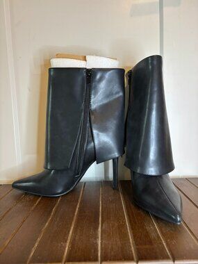 INC Women's Heeled Boots Size 8 Black